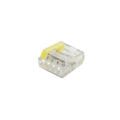 Connettore rapido per conduttore rigido 24A 450V, 4 poli 0,5-2,5mm Leader - immagine 2