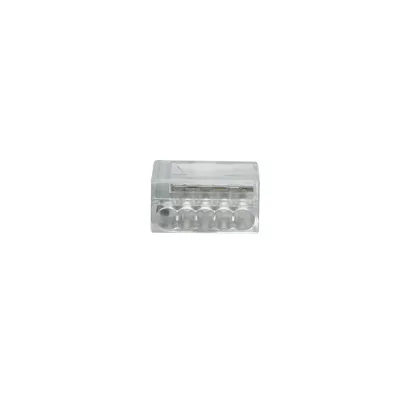Connettore rapido per conduttore rigido 24A 450V, 5 poli 0,75-2,5mm Leader - immagine 3