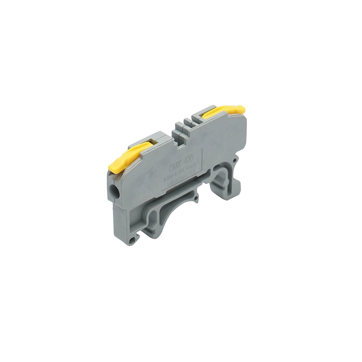 Connettore rapido per guida DIN 32A 450V, 2 poli 0,08-4mm Leader