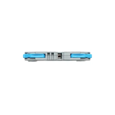 Connettore rapido per guida DIN 32A 450V, 2 poli 0,08-4mm, blu Leader - immagine 4