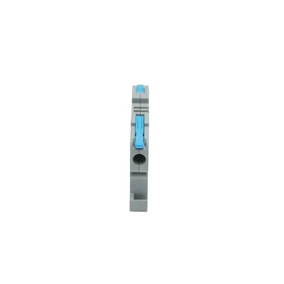 Connettore rapido per guida DIN 32A 450V, 2 poli 0,08-4mm, blu Leader - immagine 3