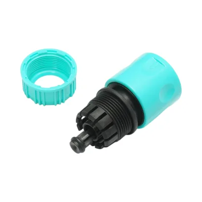 Connettore rapido per tubo da giardino 1/2 con arresto automatico - immagine 4