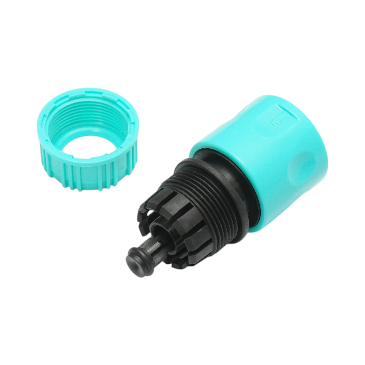 Connettore rapido per tubo da giardino 1/2 con arresto automatico - immagine 4