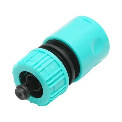 Connettore rapido per tubo da giardino 1/2 con arresto automatico