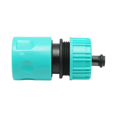 Connettore rapido per tubo da giardino 1/2 con arresto automatico - immagine 2