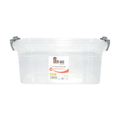 Contenitore da 3 litri con coperchio in plastica trasparente, dimensioni 170x255x110 mm Breckner Germany