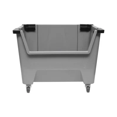 Contenitore portaoggetti gigante, modulare, grigio con ruote 530x330x395mm Breckner Germany