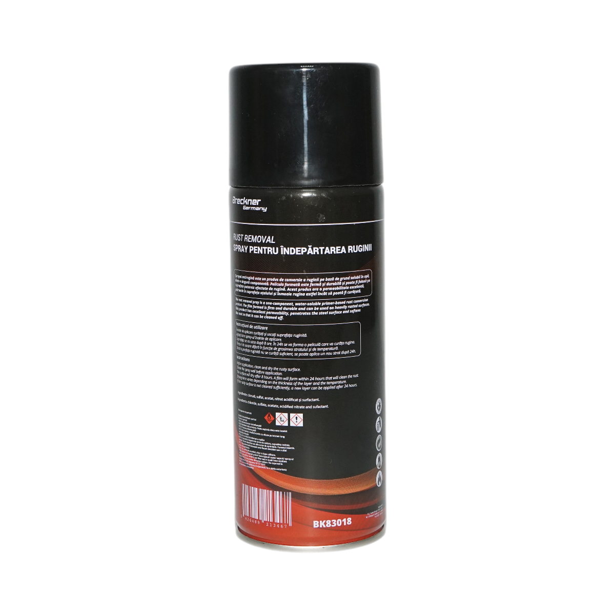 Convertitore di ruggine spray – soluzione per neutralizzare e rimuovere la ruggine, 450 ml – Breckner Germany - immagine 3