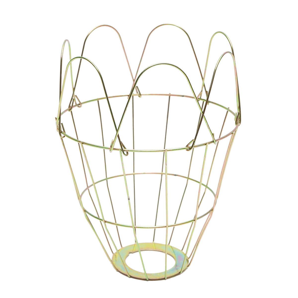 Coperchio per lampada riscaldante per pulcini e animali, filo zincato, 21x15,5x4,5 cm - immagine 2