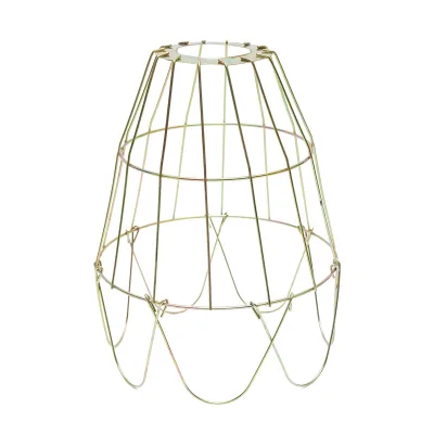 Coperchio per lampada riscaldante per pulcini e animali, filo zincato, 21x15,5x4,5 cm