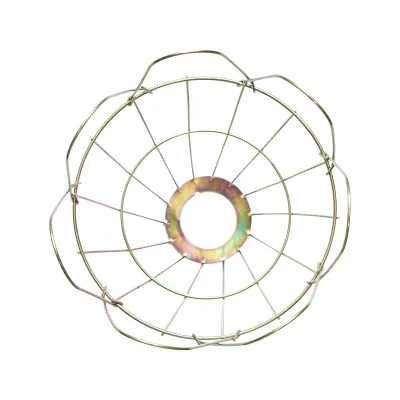 Coperchio per lampada riscaldante per pulcini e animali, filo zincato, 21x15,5x4,5 cm - immagine 4
