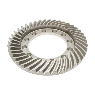 Coppia conica tipo nuovo: pignone d’attacco Z=6 e corona Z=41 per trattore forestale Perkins - immagine 4