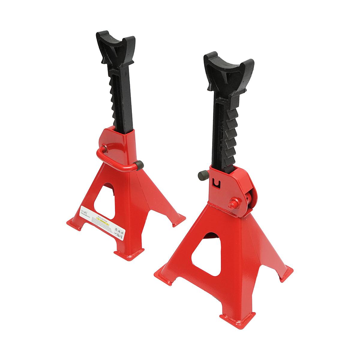 Coppia di Cavalletti per Auto Portata da 3 T Coppia di colonnette di supporto portata 3 tonnellate Breckner Germany - immagine 3