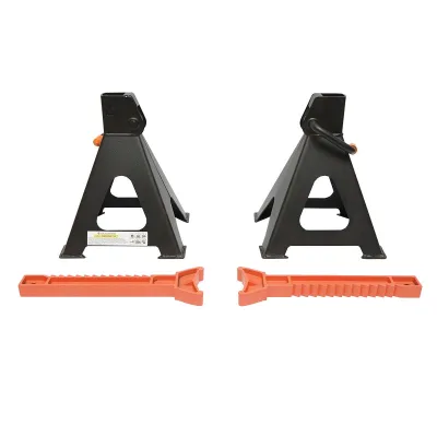 Coppia di Cavalletti per Auto Portata da 6 T Coppia di colonnette di supporto portata 6 tonnellate - immagine 3