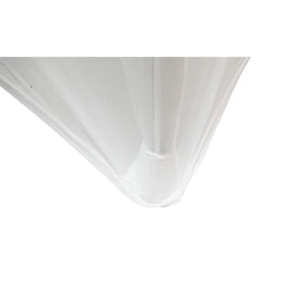 Copritavolo rettangolare elastico bianco 152x70x74cm - immagine 6