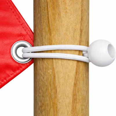 Corda elastica con sfere Ø27x50mm per fissare teloni, tende, striscioni - immagine 6