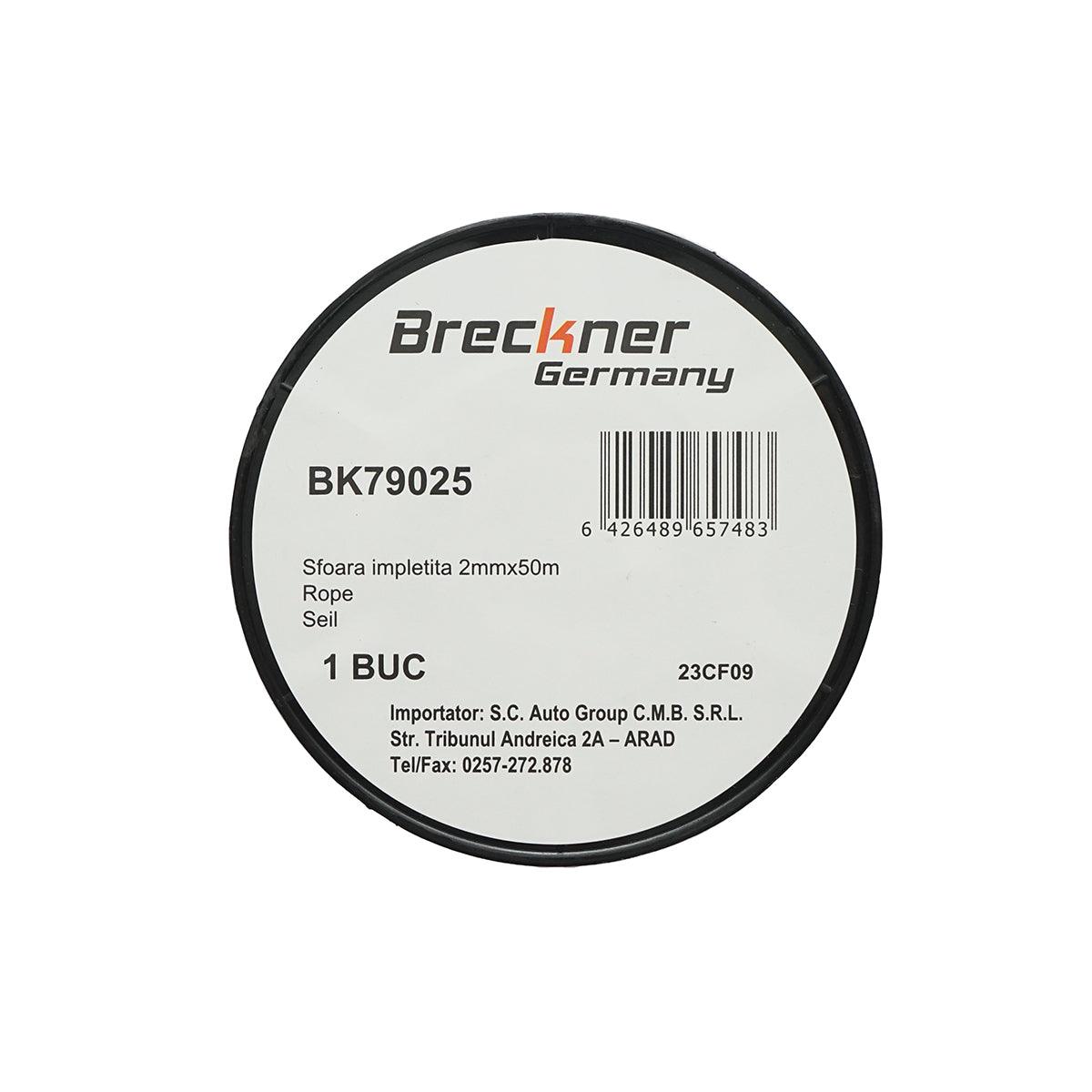 Corda Intrecciata 2mm x 50m, Rosso/Bianco, Breckner Germany - immagine 2