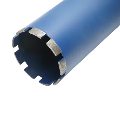 Corona diamantata 102x450mm con filettatura interna 1-1/4 UNC, foratura a umido per calcestruzzo, mattoni Breckner Germany - immagine 4