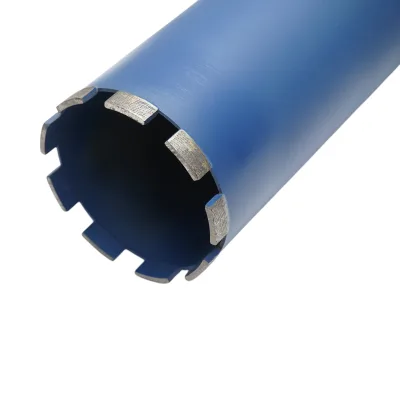 Corona diamantata 114x450mm con filettatura interna 1-1/4 UNC, foratura a umido per calcestruzzo, mattoni Breckner Germany - immagine 4