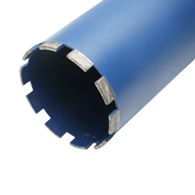 Corona diamantata 122x450mm con filettatura interna 1-1/4 UNC, foratura a umido per calcestruzzo, mattoni Breckner Germany - immagine 4