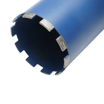 Corona diamantata 132x450mm con filettatura interna 1-1/4 UNC, foratura a umido per calcestruzzo, mattoni Breckner Germany - immagine 4