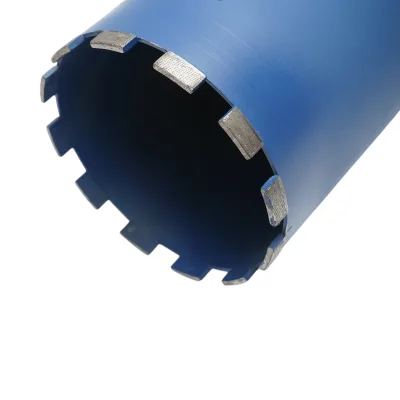 Corona diamantata 168x450mm con filettatura interna 1-1/4 UNC, foratura a umido per calcestruzzo, mattoni Breckner Germany - immagine 4
