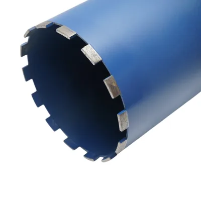 Corona diamantata 200x450mm con filettatura interna 1-1/4 UNC, foratura a umido per calcestruzzo, mattoni Breckner Germany - immagine 4