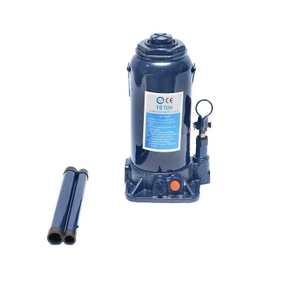 Cric a bottiglia idraulico Doppio Pistone 10 tonnellate Martinetto Idraulico Jack Bottiglia 10 Ton