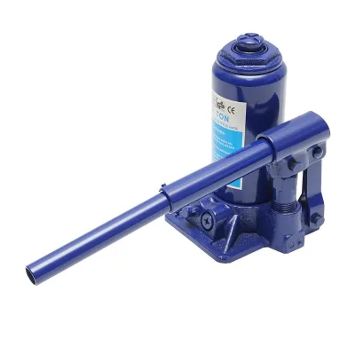 Cric a bottiglia idraulico Doppio Pistone 2 tonnellate Martinetto Idraulico Jack Bottiglia 2 Ton - immagine 4