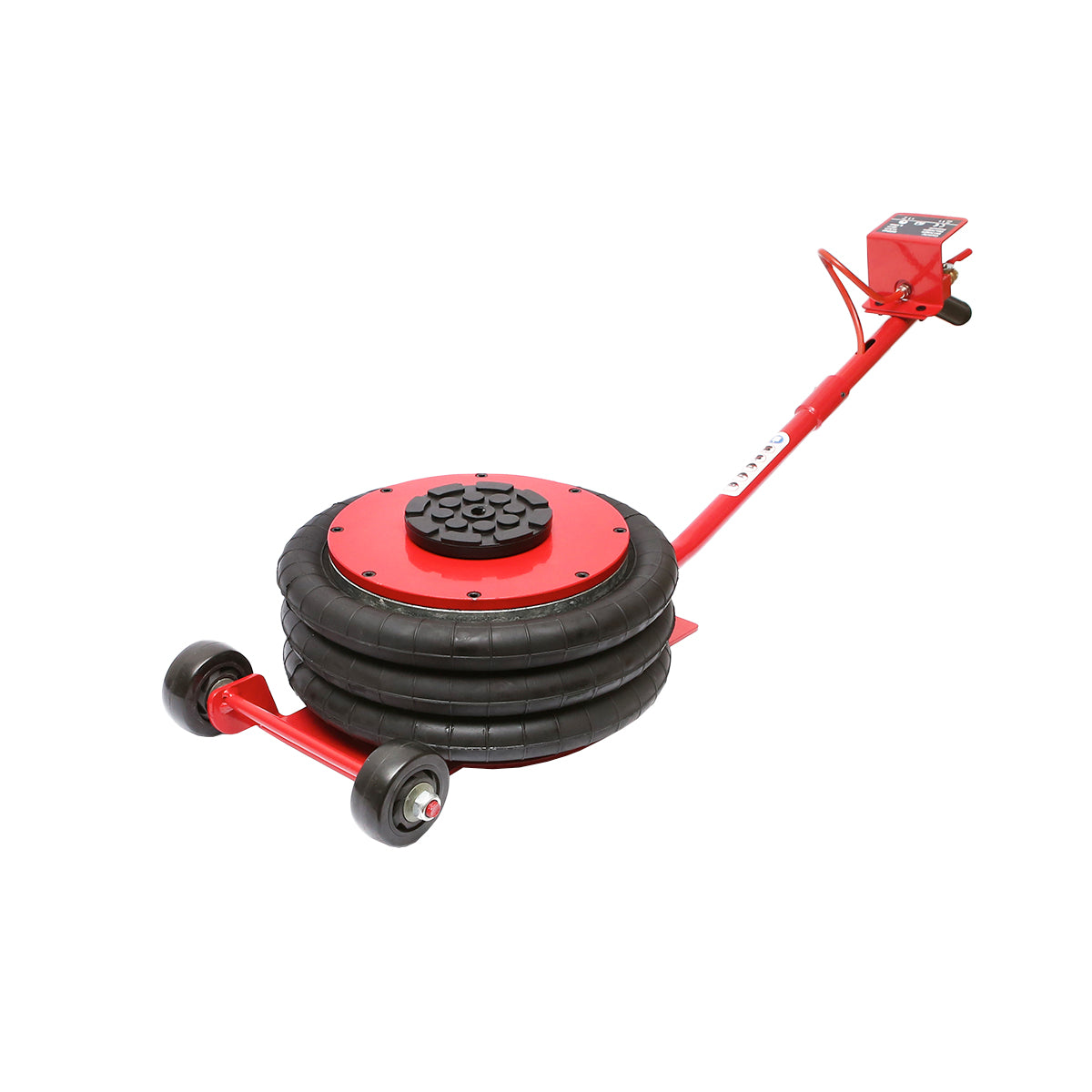 Cric pneumatico professionale 145–400 mm con cuscino ad aria pressione di esercizio 8-12Bar. Carico massimo 5T Breckner Germany - immagine 2