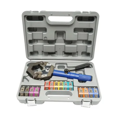 Crimpatrice Idraulica KIT Pinza/pressa per tubi idraulici 80Kn