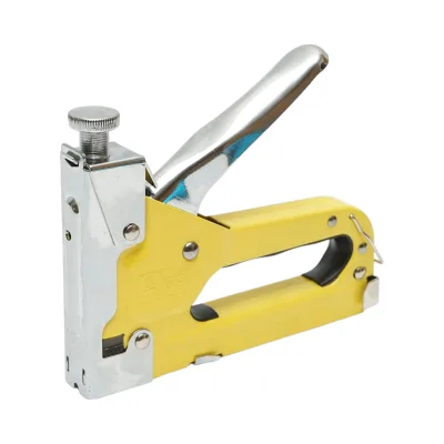 Cucitrice manuale regolabile per tappezzeria, punti metallici da 4-14 mm, set da 100 punti metallici 0,7x8 mm incluso Crownman