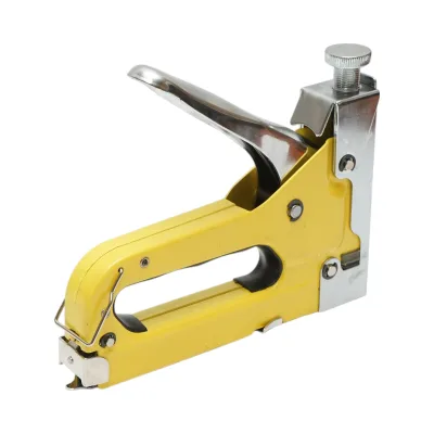 Cucitrice manuale regolabile per tappezzeria, punti metallici da 4-14 mm, set da 100 punti metallici 0,7x8 mm incluso Crownman - immagine 3