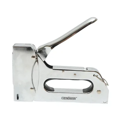 Cucitrice professionale per tappezzeria, punti metallici da 4-14 mm, set da 600 punti metallici da 1,2x10 mm inclusi, marca Crownman. - immagine 2