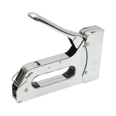 Cucitrice professionale per tappezzeria, punti metallici da 4-14 mm, set da 600 punti metallici da 1,2x10 mm inclusi, marca Crownman. - immagine 4