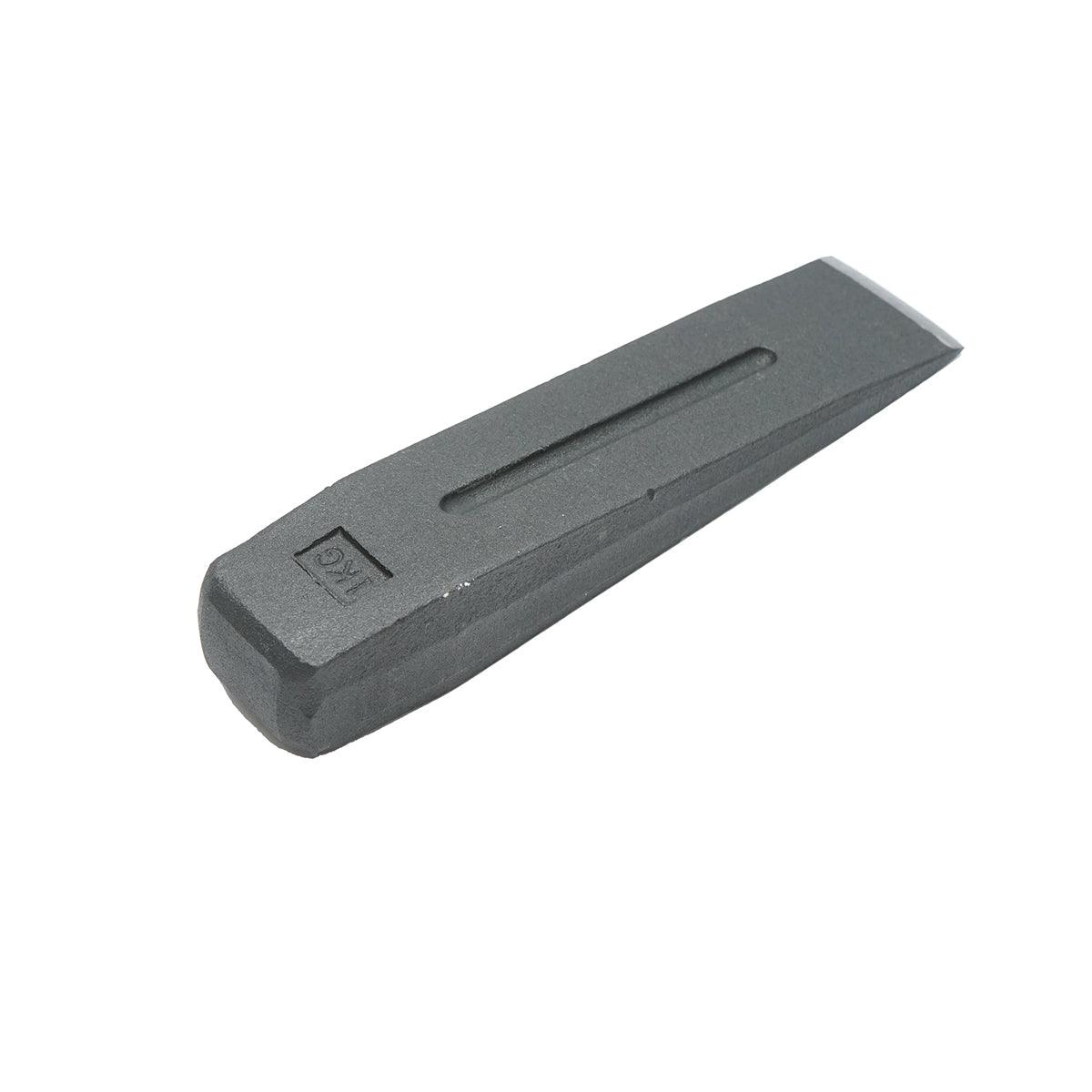 Cuneo Spaccalegna In Acciaio 1000g. 180x35x25mm., Breckner Germany - immagine 4