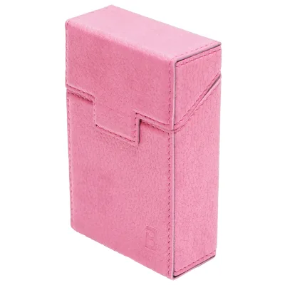 Custodia in pelle rosa per pacchetto di sigarette P22