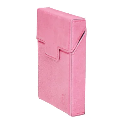 Custodia in pelle rosa per pacchetto di sigarette P24