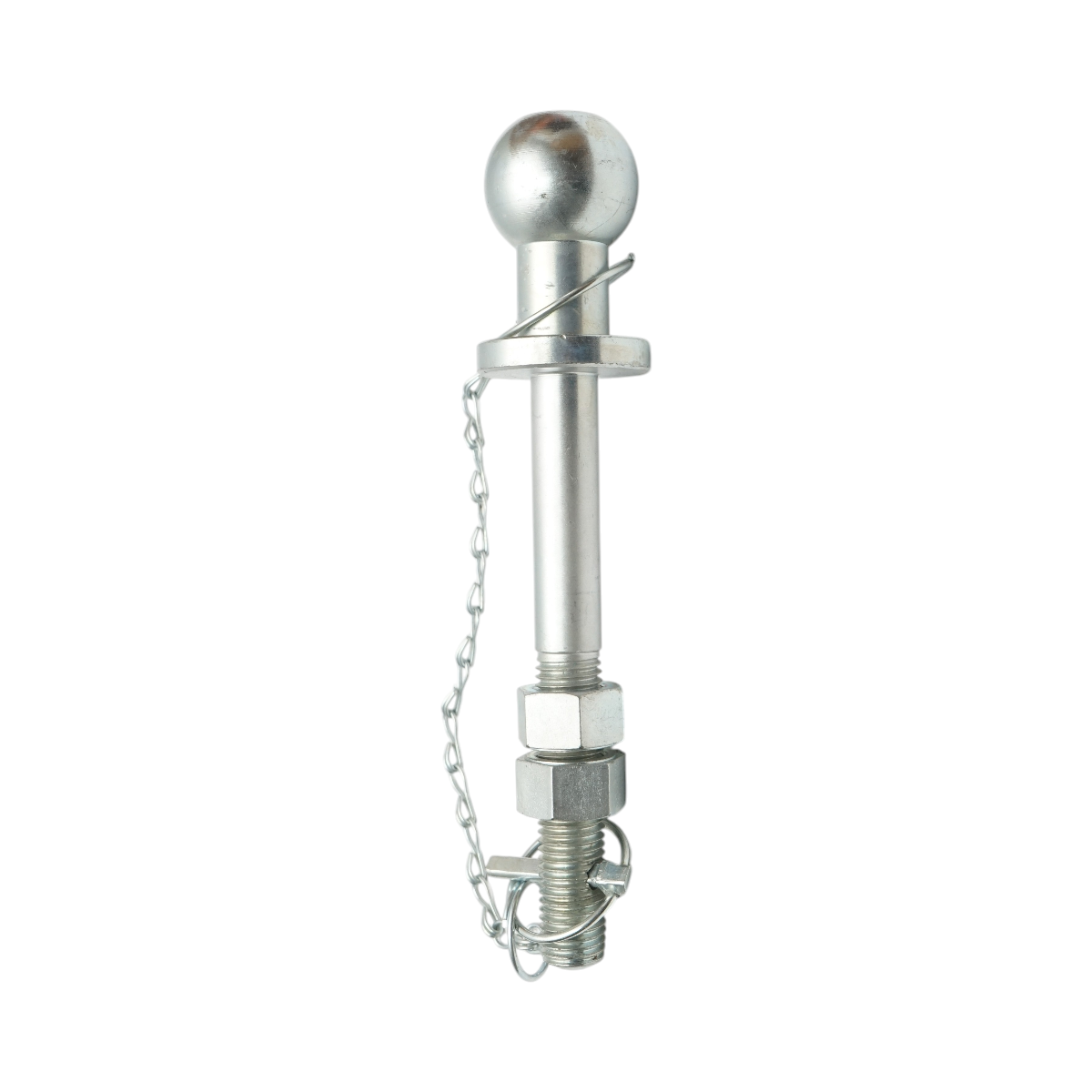 Dado per occhiello di traino 50mm, filettatura M22, lunghezza 275mm con catena e sicurezza