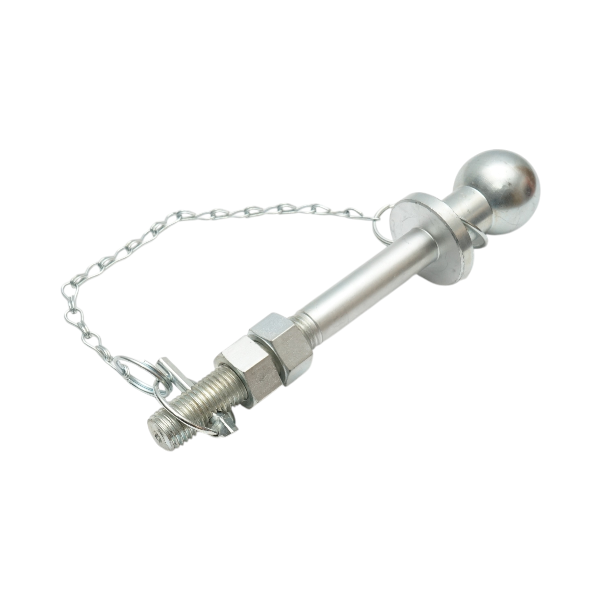 Dado per occhiello di traino 50mm, filettatura M22, lunghezza 275mm con catena e sicurezza - immagine 3