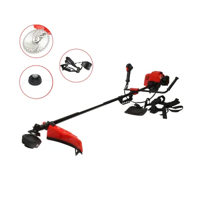 Decespugliatore a benzina professionale Premium da 3 CV, 2T 52 cc, velocità 7500 giri/min, disco 3T/40T, tamburo portafilo, kit accessori incluso THOR