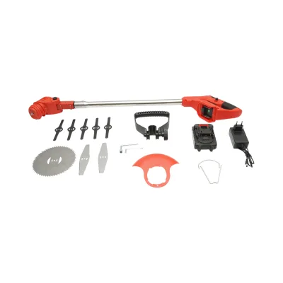 Decespugliatore elettrico estensibile 380W, batteria al litio 48V/6000 mAh, velocità 18000 giri/min, accessori inclusi - immagine 3