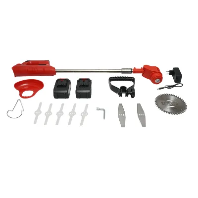 Decespugliatore elettrico estensibile 850W, 2 batterie al litio 21V/3000 mAh, velocità 18000 giri/min, accessori inclusi - immagine 3