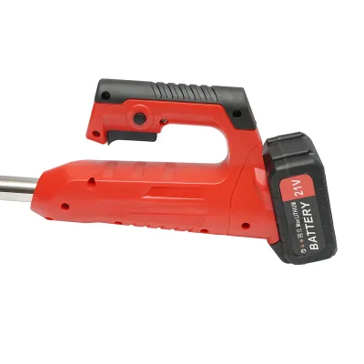 Decespugliatore elettrico estensibile da 850 W, batteria al litio da 21 V/3000 mAh, velocità 18000 giri/min, accessori inclusi - immagine 5
