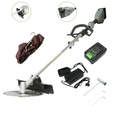 Decespugliatore elettrico multifunzione 1500W, batteria 40V/2Ah, 3 velocità 6000-8000 giri/min, accessori inclusi