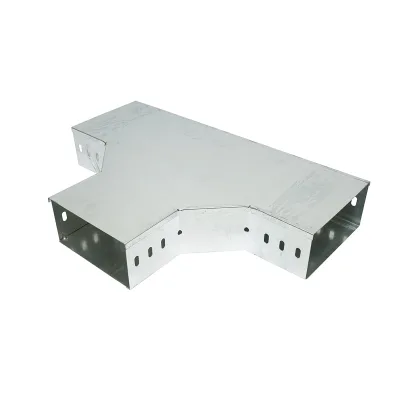 Derivazione a T orizzontale in acciaio zincato per grondaia 100x200mm - immagine 2