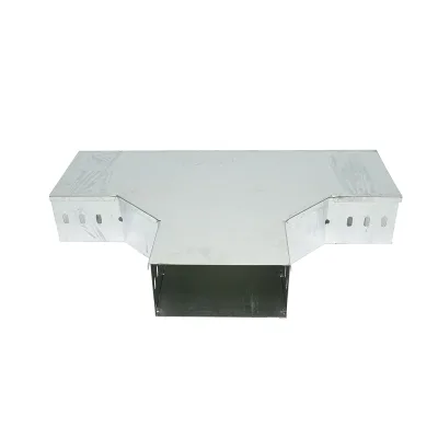 Derivazione a T orizzontale in acciaio zincato per grondaia 100x200mm