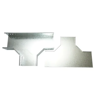 Derivazione a T orizzontale in acciaio zincato per grondaia 100x200mm - immagine 3