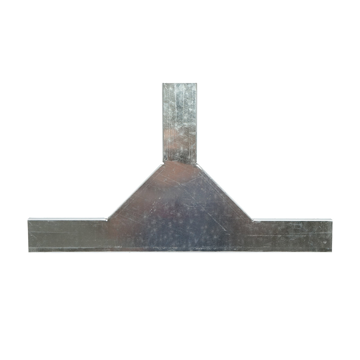 Derivazione a T orizzontale in acciaio zincato per grondaia 25x50mm - immagine 3
