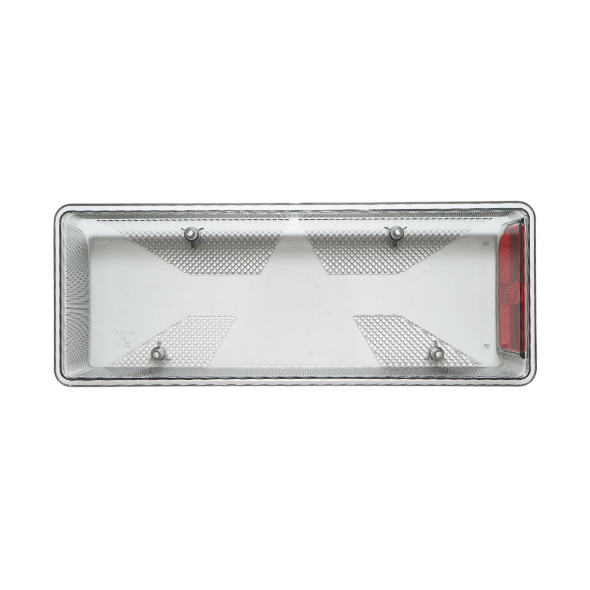 Diffusore luce freno posteriore sinistra ASS2.1 E-mark 400x153x58mm - immagine 3